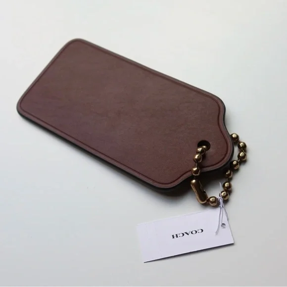 NWT Coach XL Hangtag Bag Charm - Picture 3 of 4